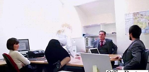  Big Melon Tits Worker Girl Fucks In Office clip-24